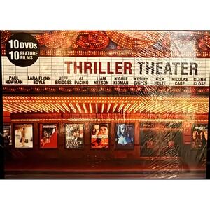 Thriller Theater 10 DVD Collection‎ Feature Films Movies Paul Newman Al Pacino